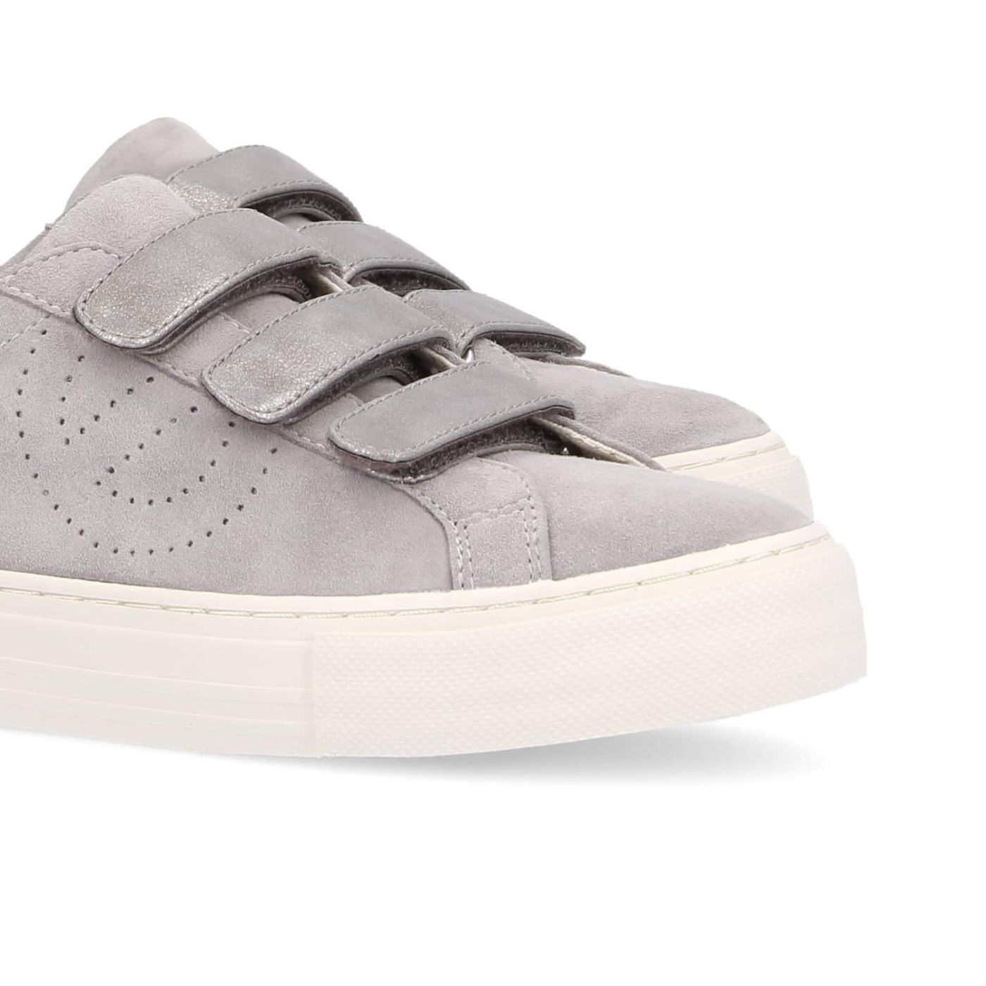 ARCADE STRAPS PERFOS - GOAT SUEDE/NACRE - GREY